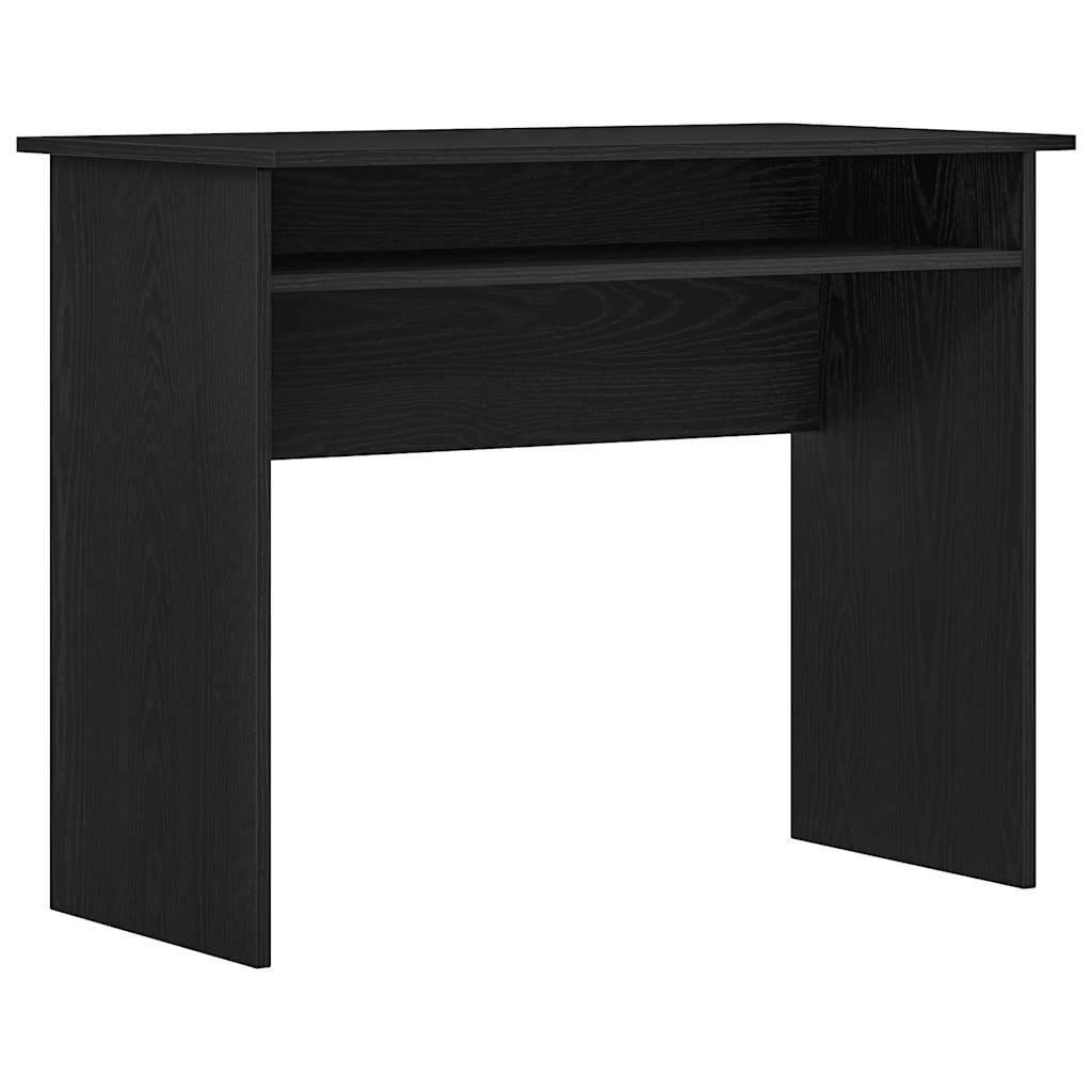 Desk Black Oak 90x50x74 cm Engineered Wood