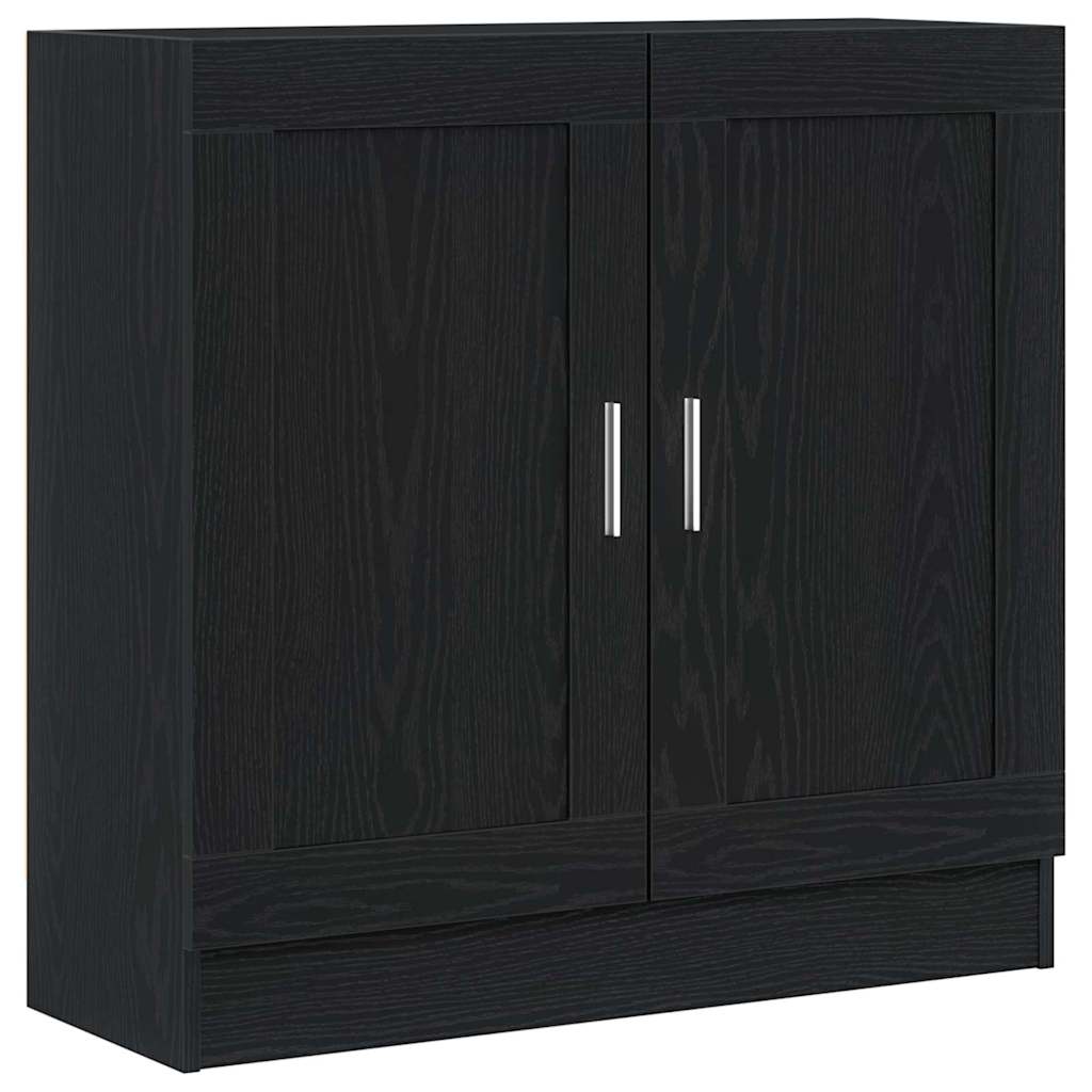 Book Cabinet Black oak 82.5 x 30.5 x 80 cm Engineered wood