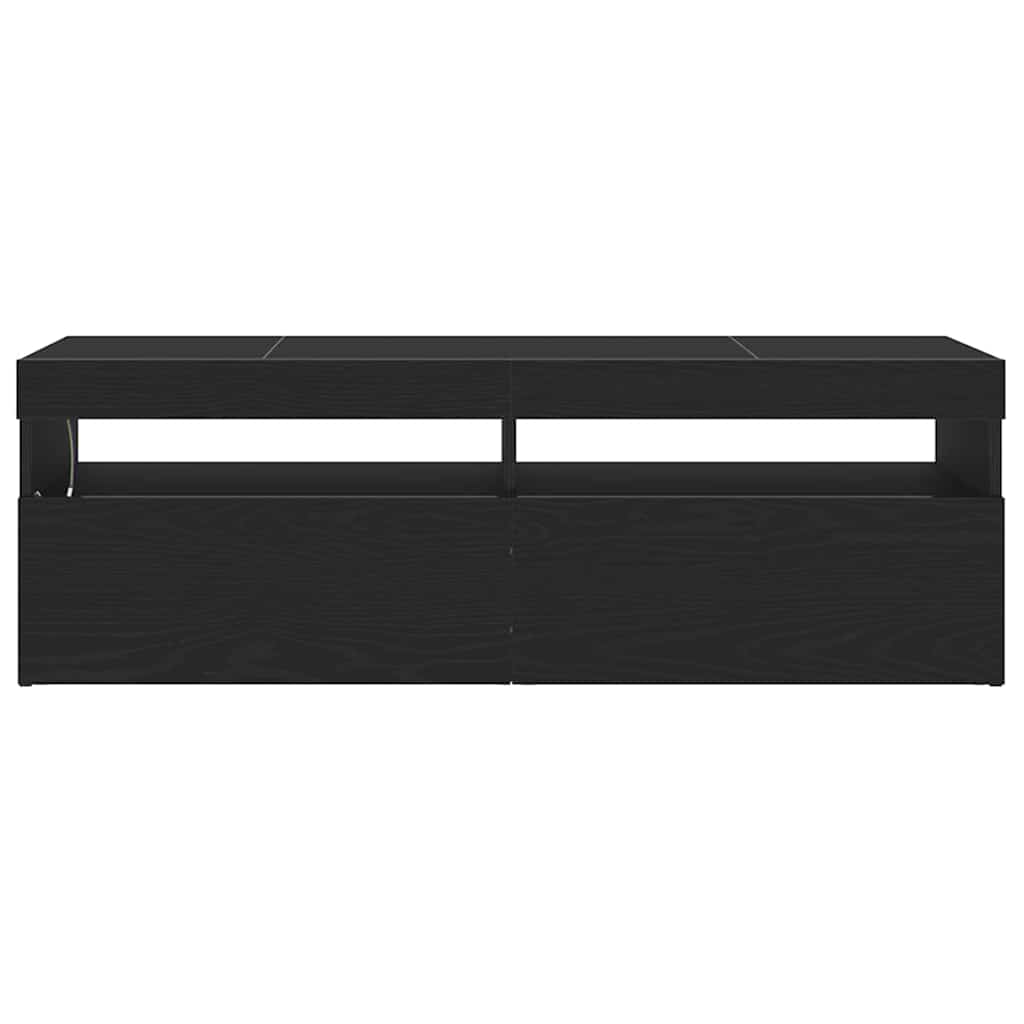 TV Cabinet Black 120 x 35 x 40 cm Engineered wood