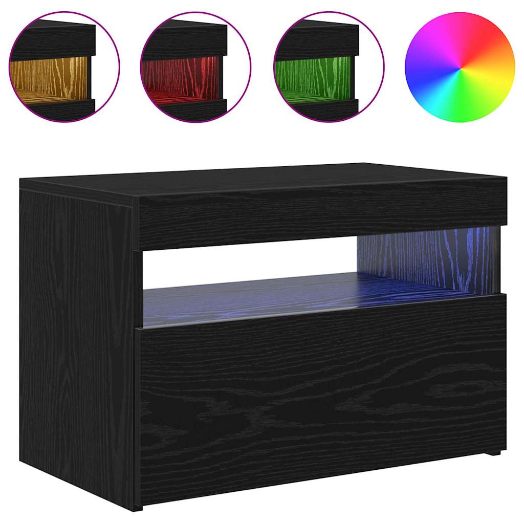 TV Cabinet Black 60 x 35 x 40 cm Engineered wood