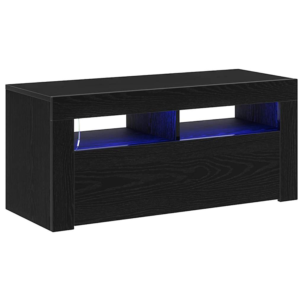 TV Cabinet Black 90 x 35 x 40 cm Engineered wood
