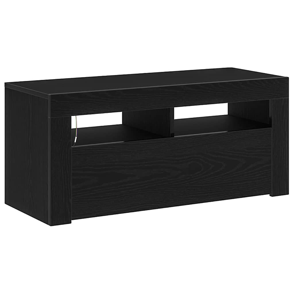 TV Cabinet Black 90 x 35 x 40 cm Engineered wood