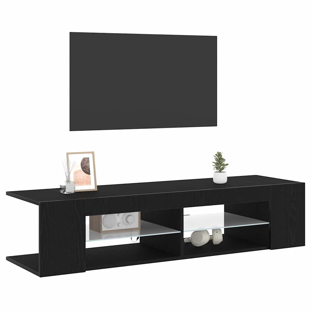 TV Cabinet Black 135 x 39 x 30 cm Engineered wood
