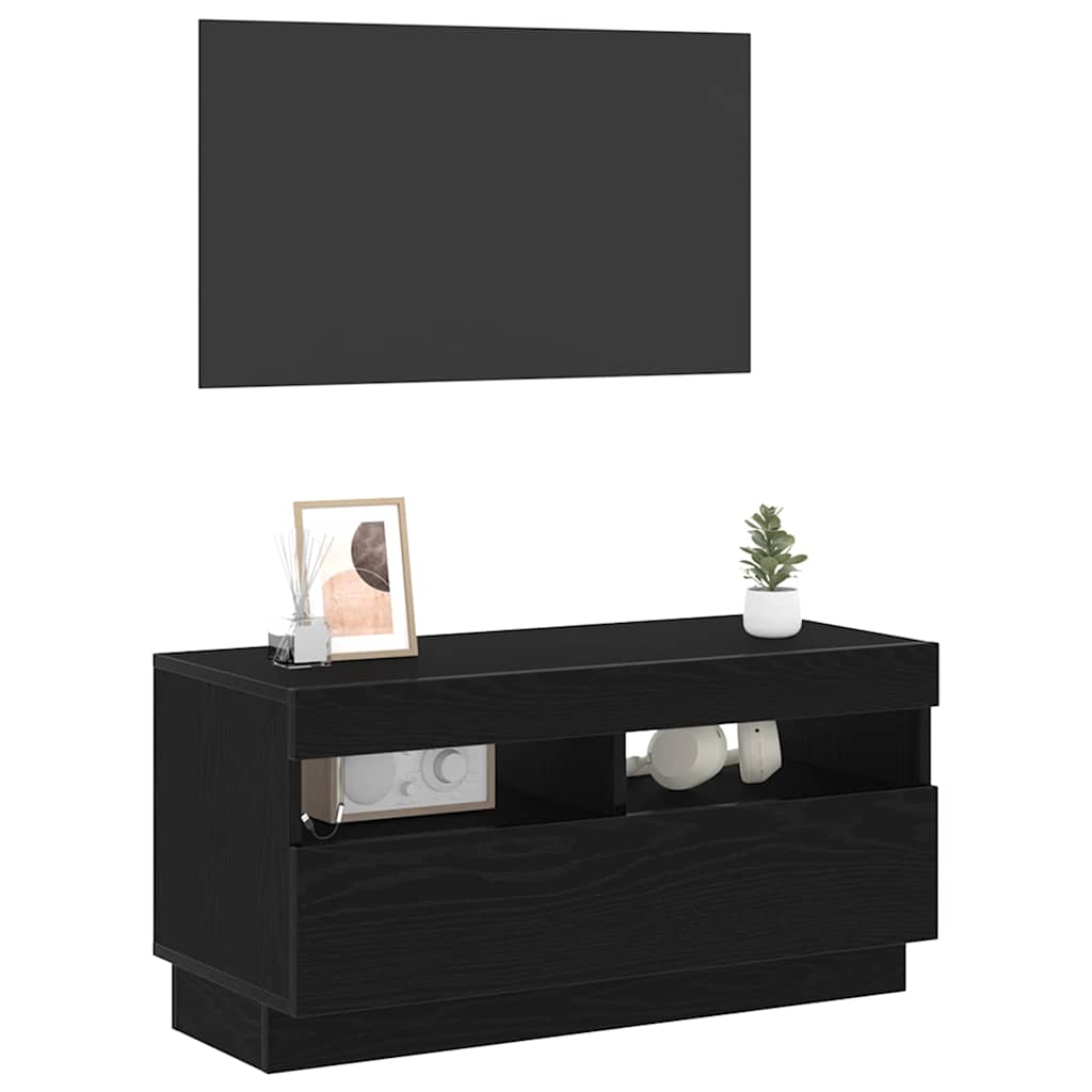 TV Cabinet Black 80 x 35 x 40 cm Engineered wood