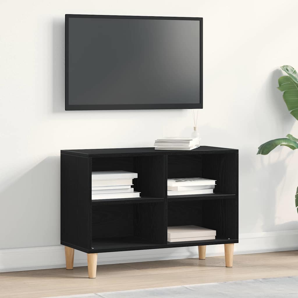 TV Cabinet Black 69.5 x 30 x 50 cm Engineered wood