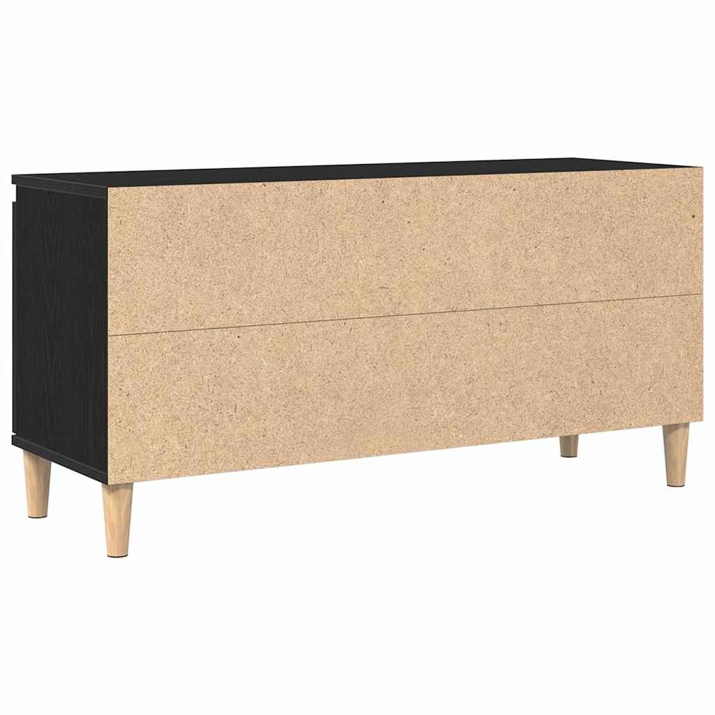 TV Cabinet Black 102 x 35 x 50 cm Engineered wood