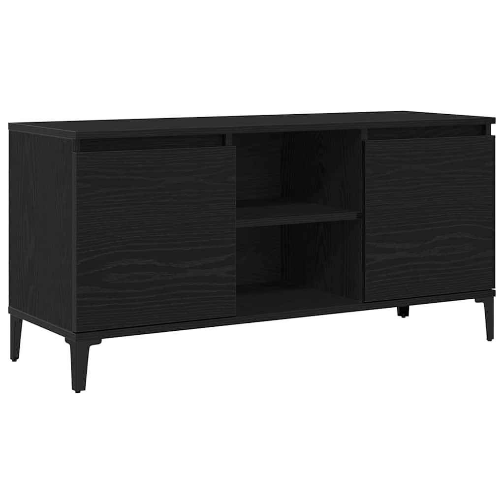 TV Cabinet Black 102 x 35 x 50 cm Engineered wood