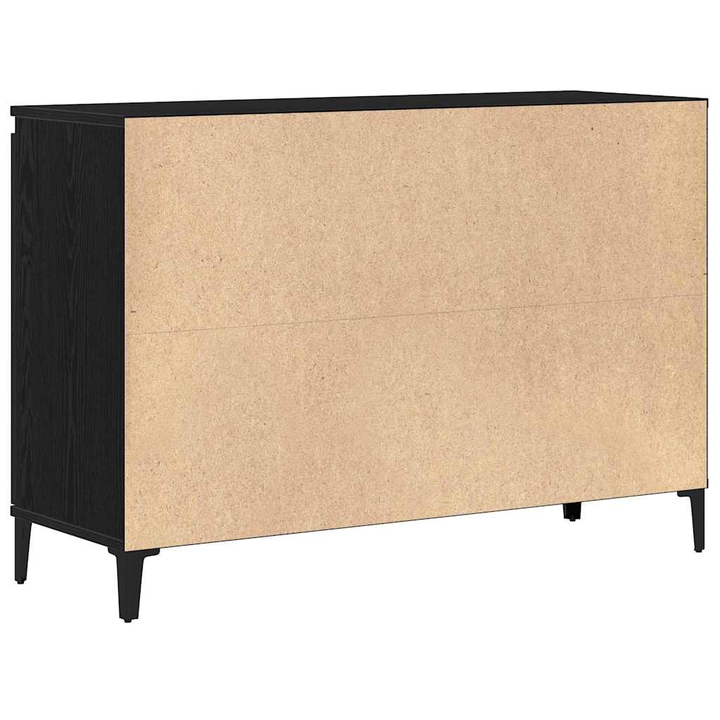 Sideboard with Drawer Black 104 x 35 x 70 cm Engineered wood