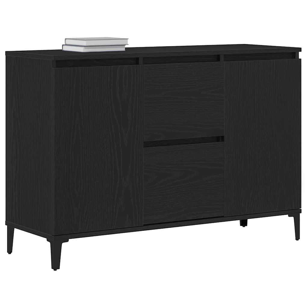 Sideboard with Drawer Black 104 x 35 x 70 cm Engineered wood