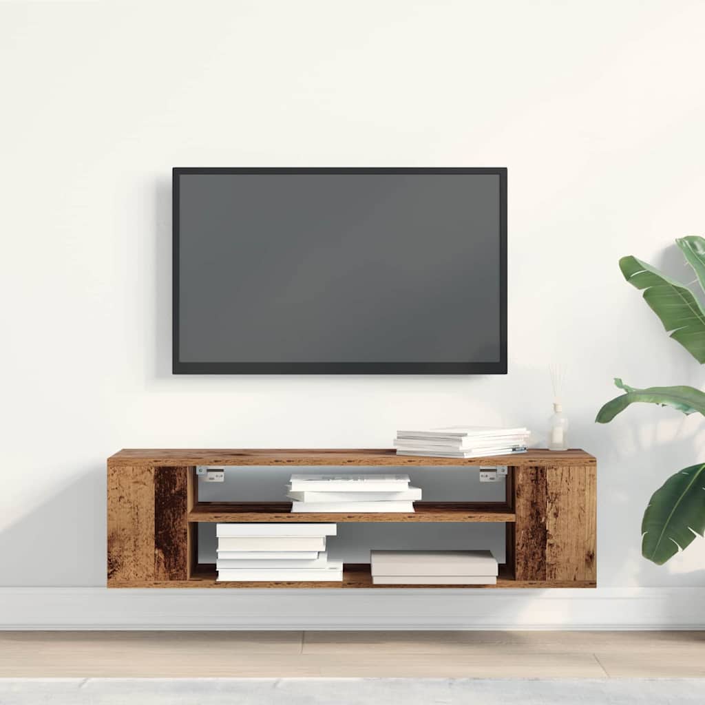 TV Cabinet Brown 100 x 30 x 26.5 cm Engineered wood