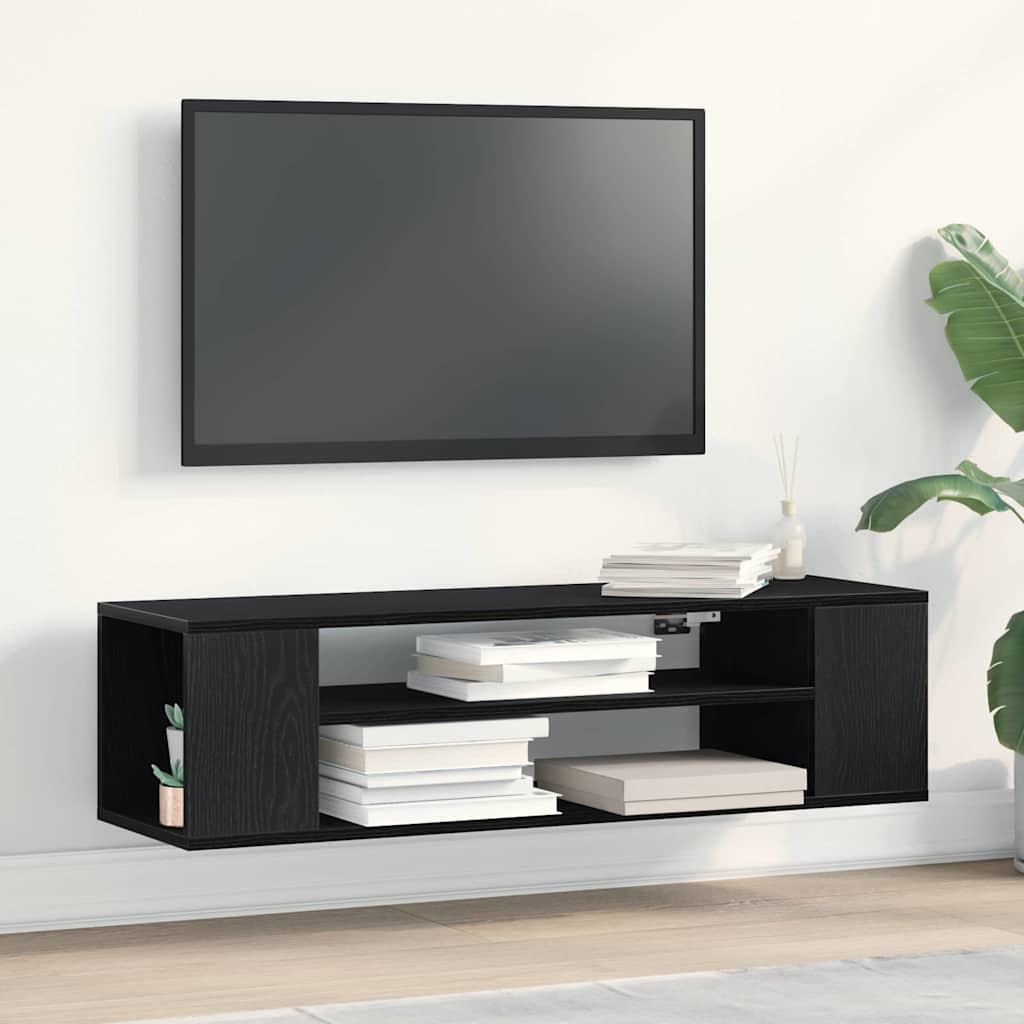 TV Cabinet Black 100 x 30 x 26.5 cm Engineered wood