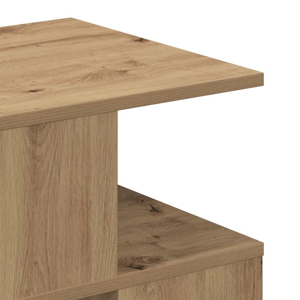 Side Table Artisan oak 40 x 40 x 40 cm Engineered wood