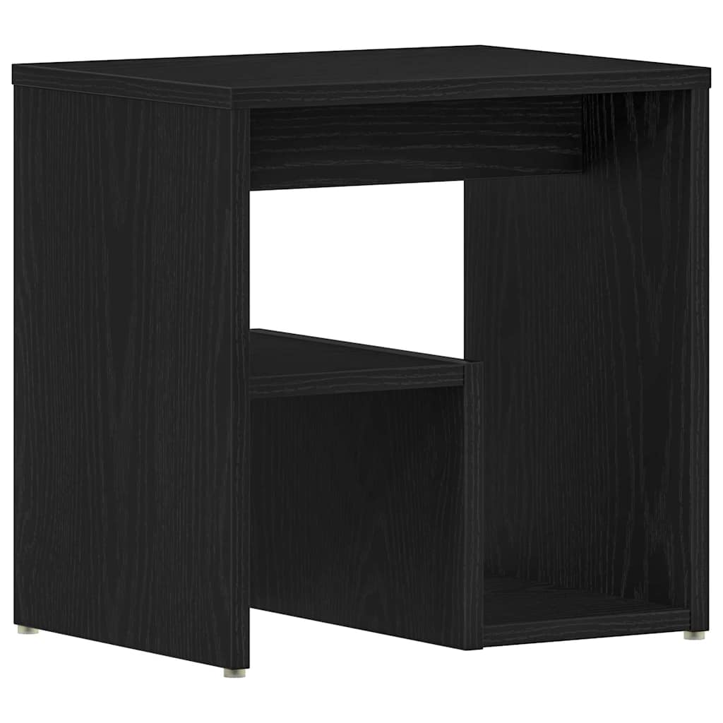 Bedside Cabinet 2 pcs Black oak 40 x 30 x 40 cm Engineered wood