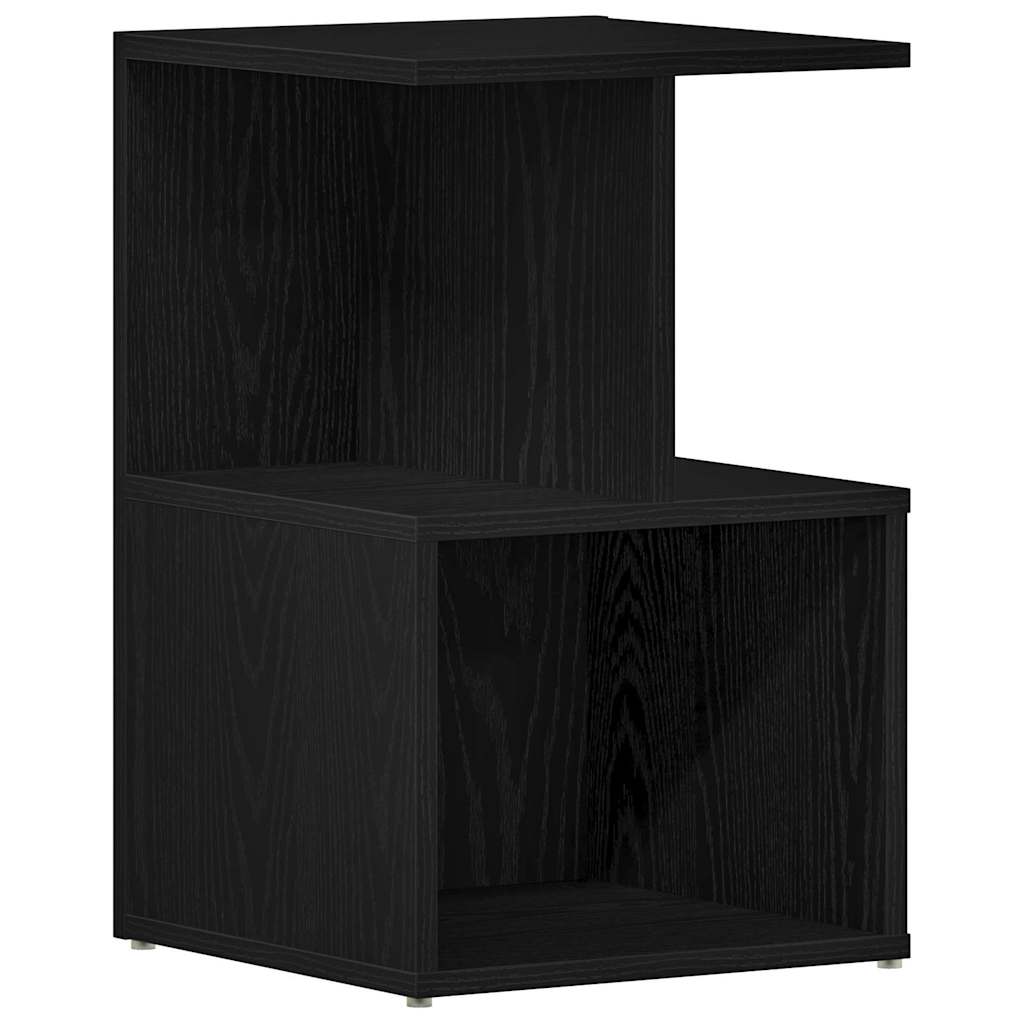 Bedside Cabinet 2 pcs Black oak 35 x 35 x 55 cm Engineered wood