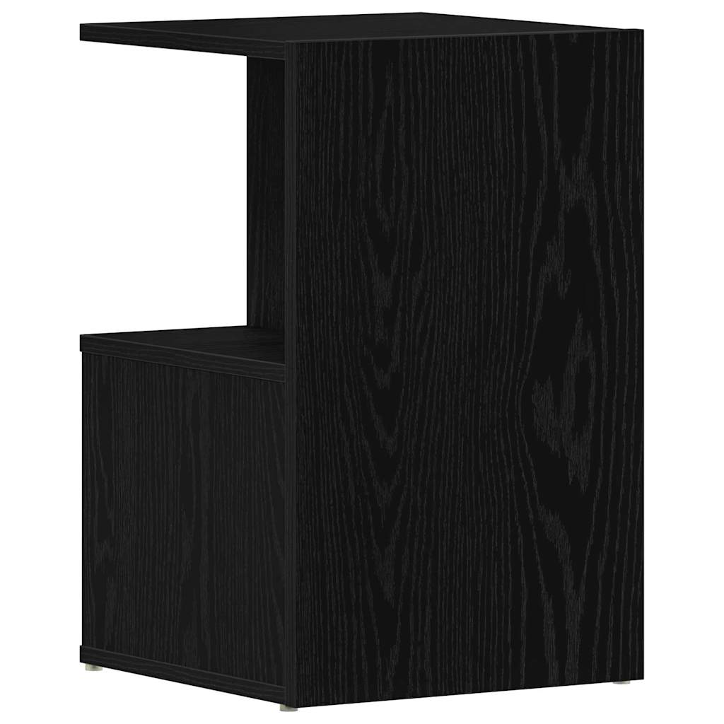 Bedside Cabinet 2 pcs Black oak 35 x 35 x 55 cm Engineered wood