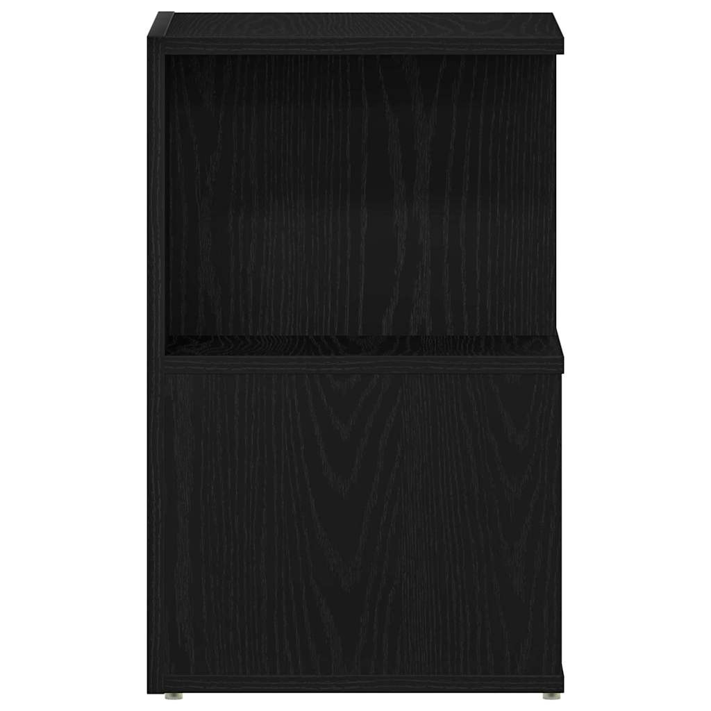 Bedside Cabinet 2 pcs Black oak 35 x 35 x 55 cm Engineered wood