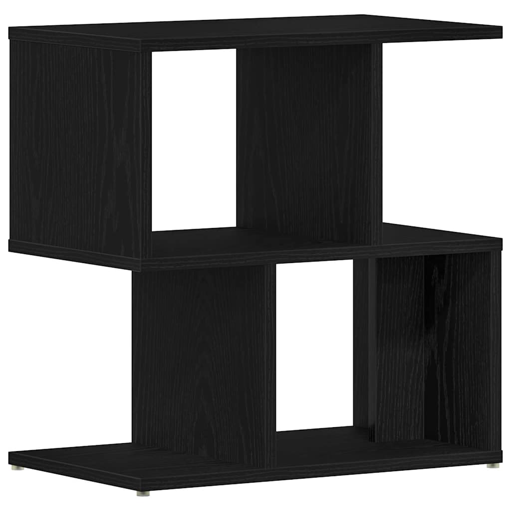 Bedside Cabinet Black oak 50 x 30 x 51,5 cm Engineered wood
