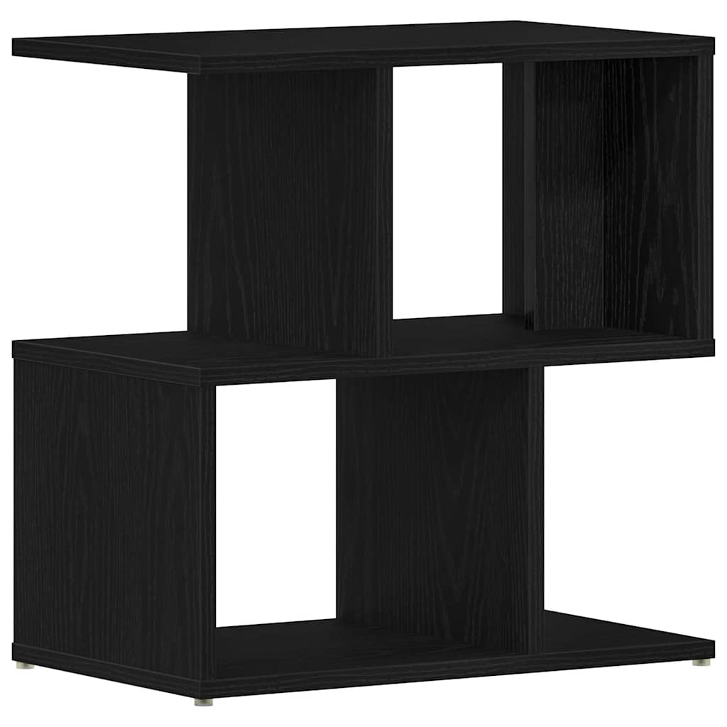 Bedside Cabinet Black oak 50 x 30 x 51,5 cm Engineered wood