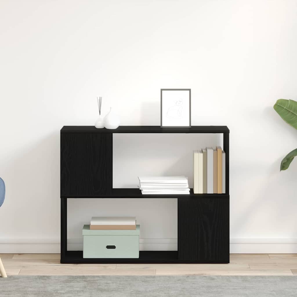 Entertainment Center Black 80 x 24 x 63 cm Engineered wood