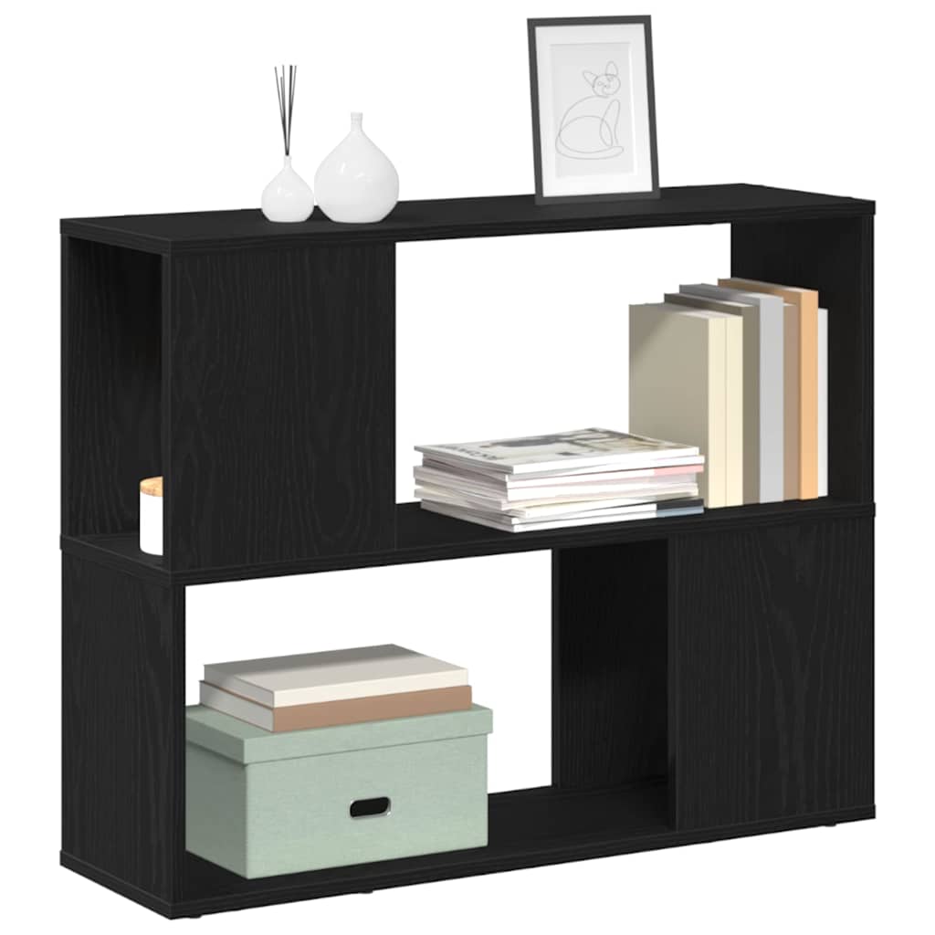 Entertainment Center Black 80 x 24 x 63 cm Engineered wood