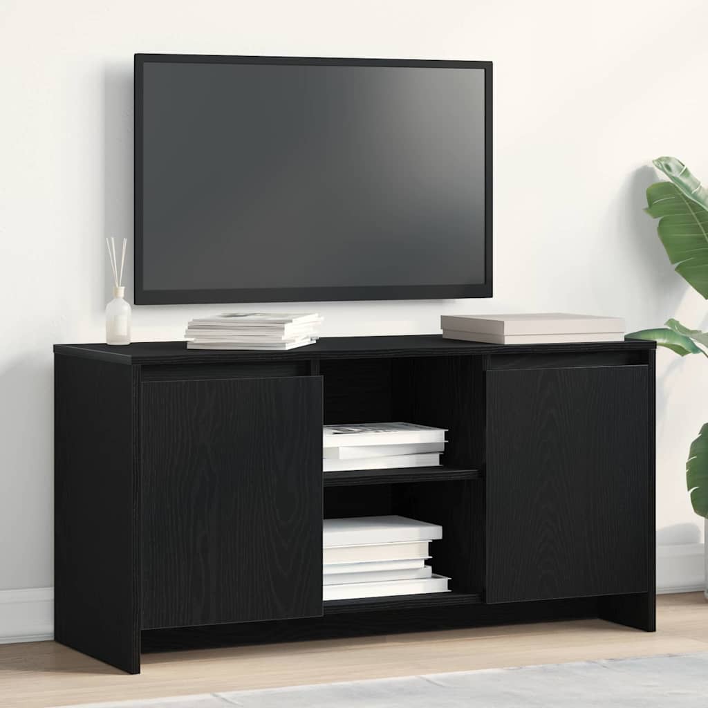 TV Stand Black 102 x 37.5 x 52.5 cm Engineered wood