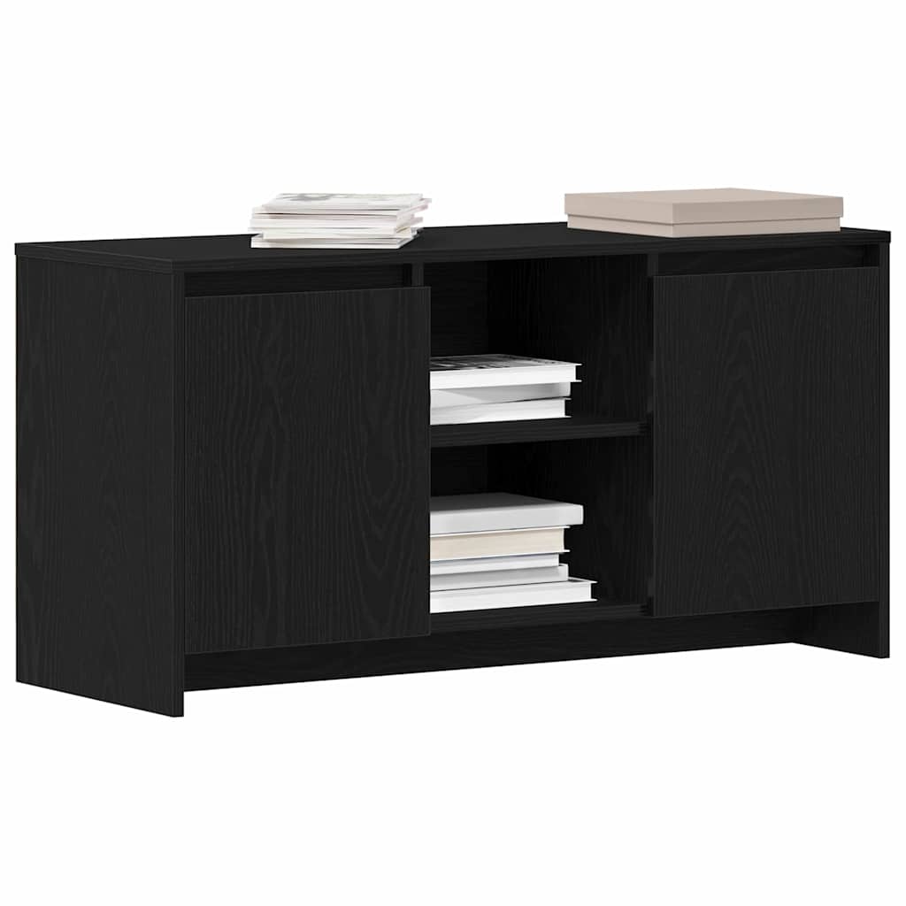 TV Stand Black 102 x 37.5 x 52.5 cm Engineered wood
