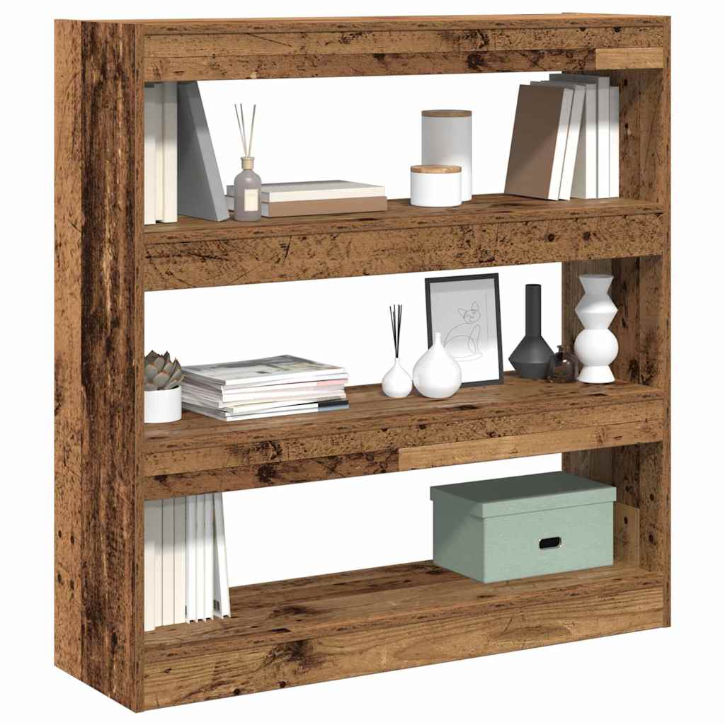 Book Cabinet Old wood 100 x 30 x 103 cm Engineered Wood
