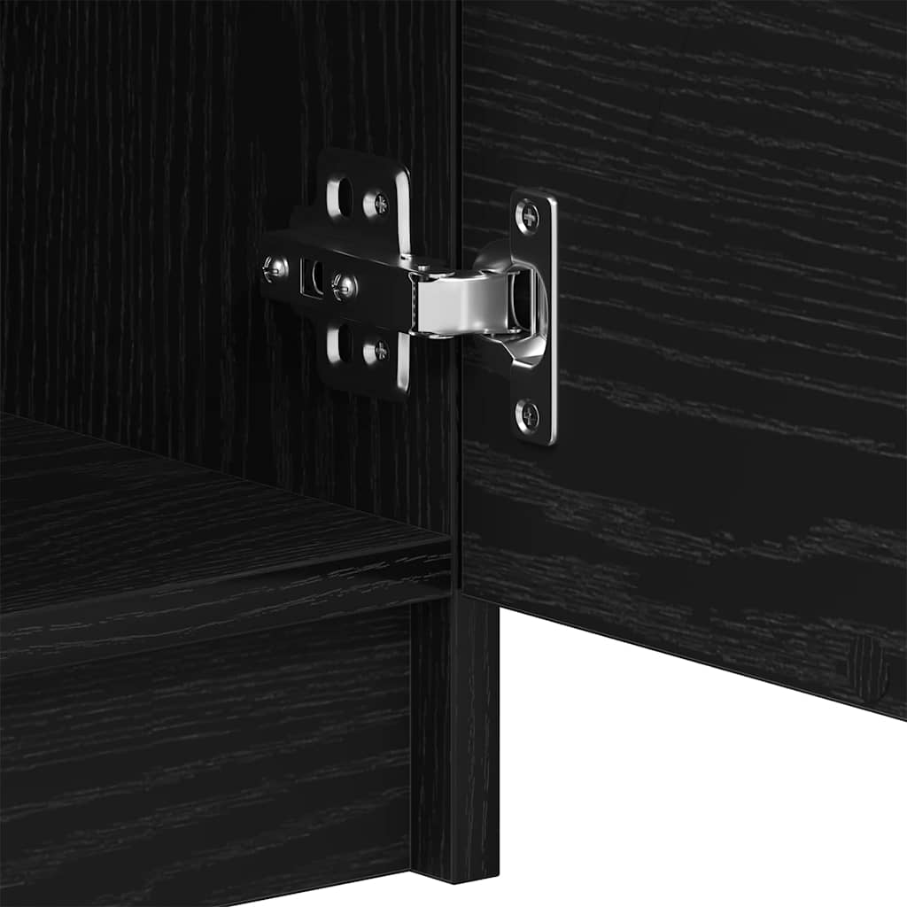 Sideboard with Drawer Black 60 x 30 x 70 cm Engineered wood