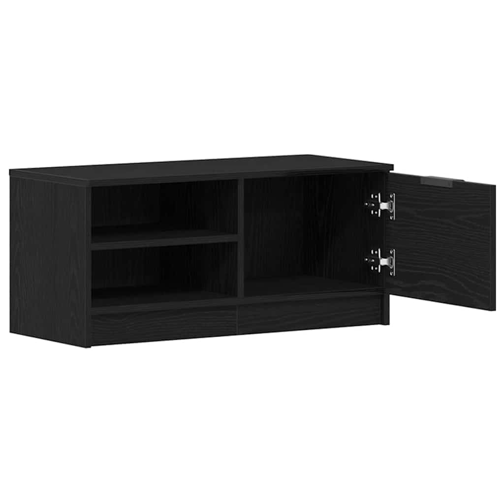 TV Cabinet Black 80 x 35 x 36.5 cm Engineered wood