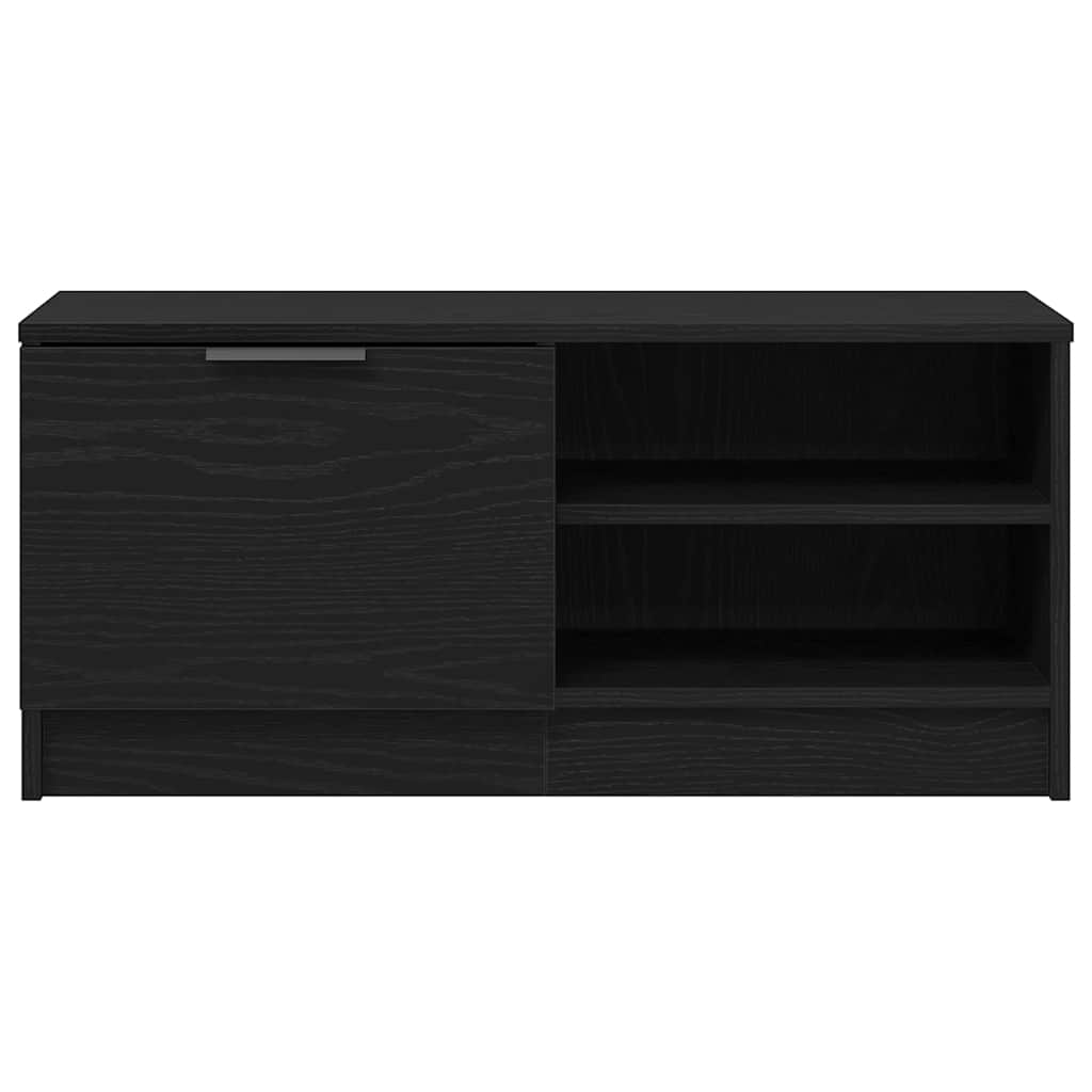 TV Cabinet Black 80 x 35 x 36.5 cm Engineered wood
