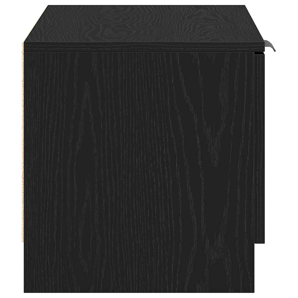 TV Cabinet Black 80 x 35 x 36.5 cm Engineered wood
