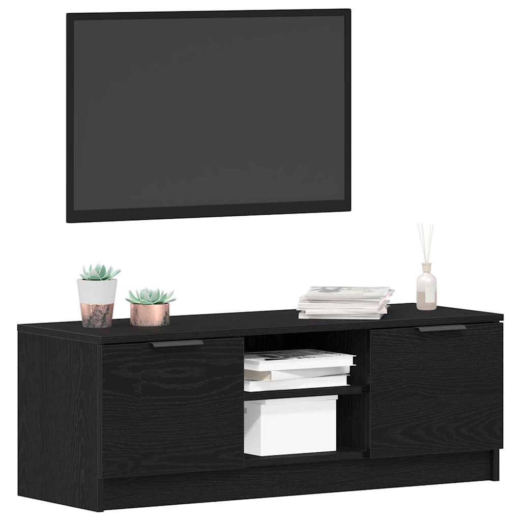 TV Cabinet Black 102 x 35 x 36.5 cm Engineered wood
