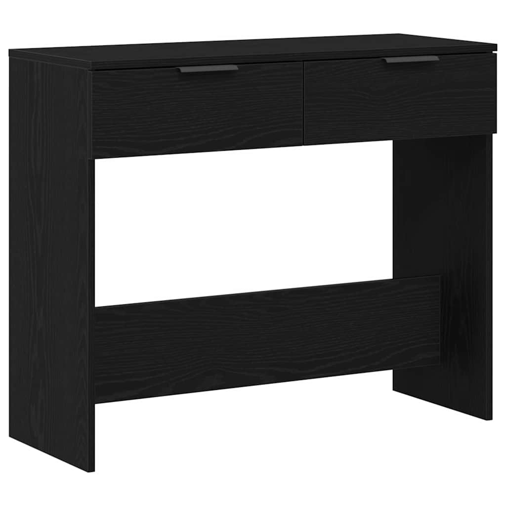 Console Table Black oak 90 x 36 x 75 cm Engineered wood
