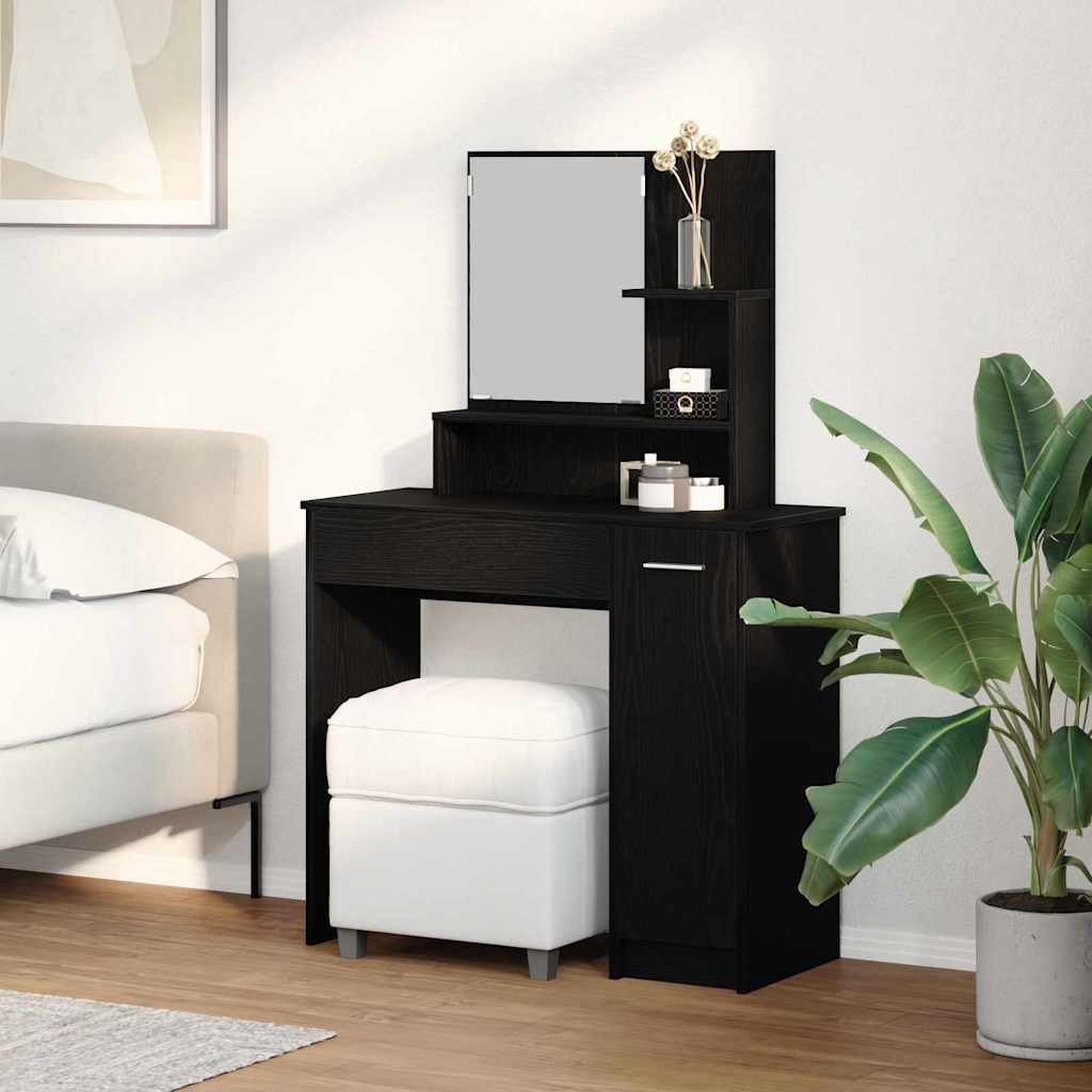 Dressing Table With Mirror 86.5X35X136 Cm