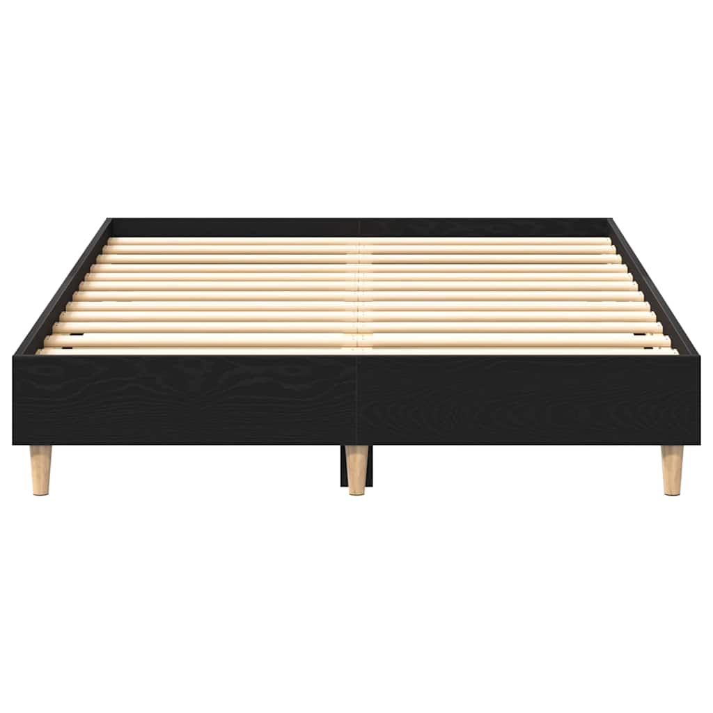 Bed FrameBlack oak 120 x 200 cm Engineered wood