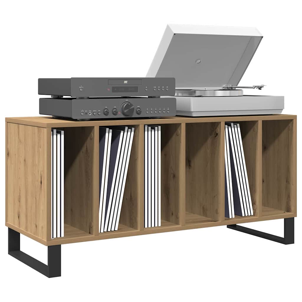 Record Cabinet Artisan oak 100 x 38 x 48 cm Engineered Wood