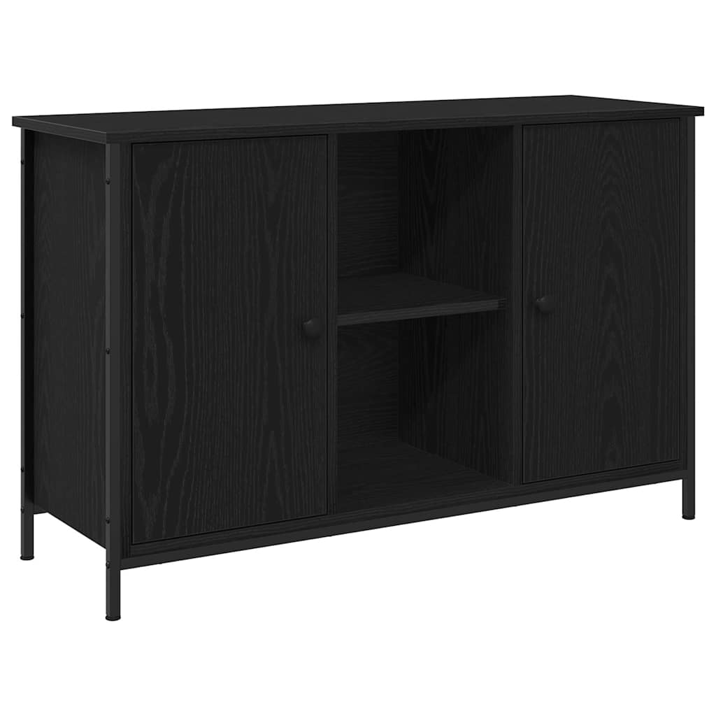 TV Cabinet Black oak 101 x 35 x 65 cm Engineered wood