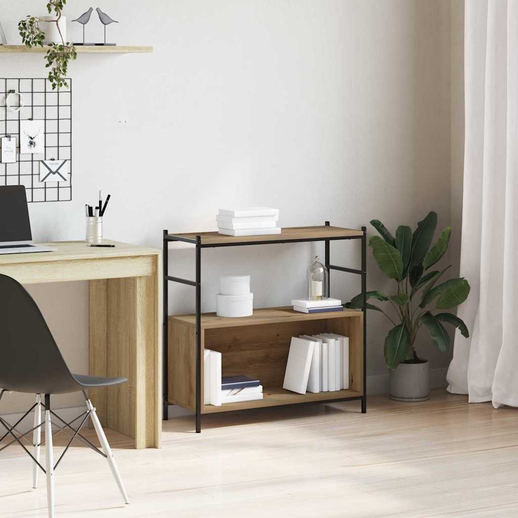 Bookshelf Artisan oak 80 x 30 x 78.5 cm Engineered Wood