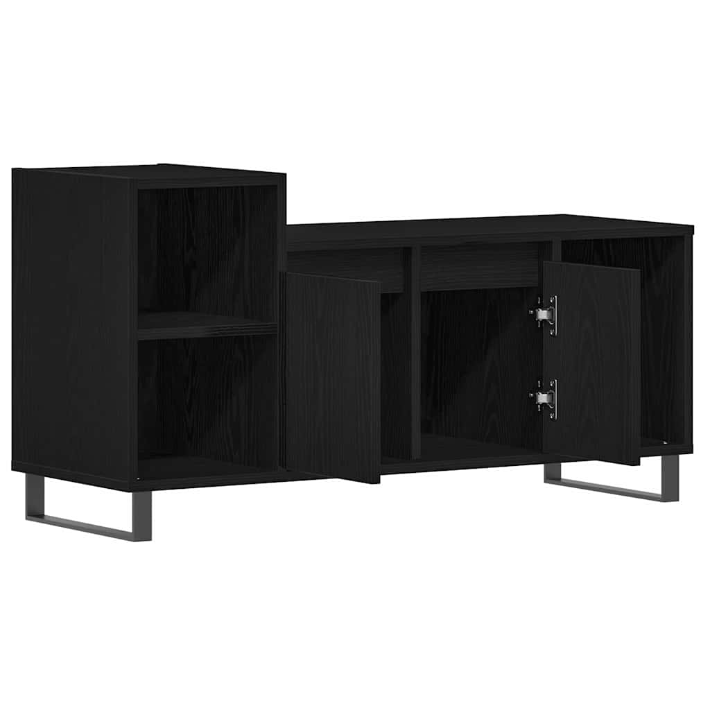TV Cabinet Black oak 100 x 35 x 55 cm Engineered wood