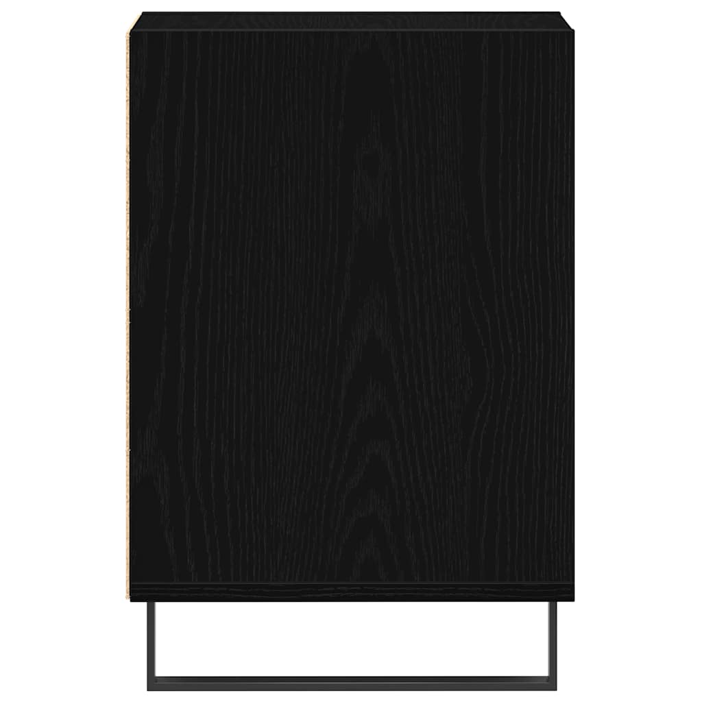 TV Cabinet Black oak 100 x 35 x 55 cm Engineered wood