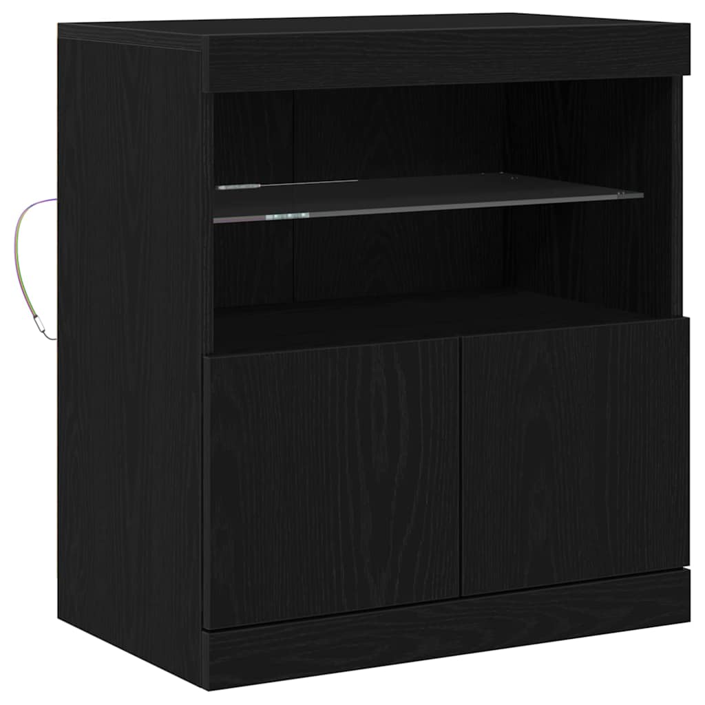 Sideboard Black 60 x 37 x 67 cm Engineered wood