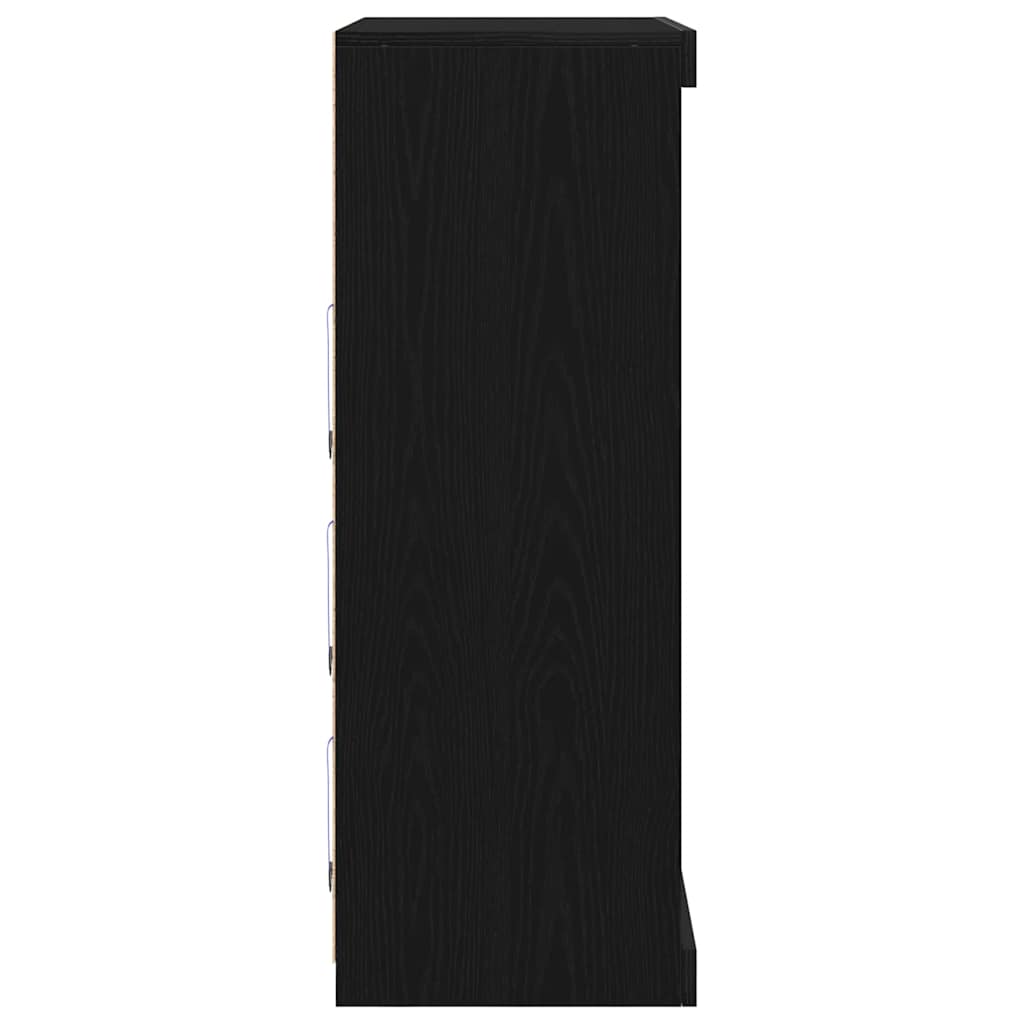 Sideboard Black oak 41 x 37 x 100 cm Engineered Wood