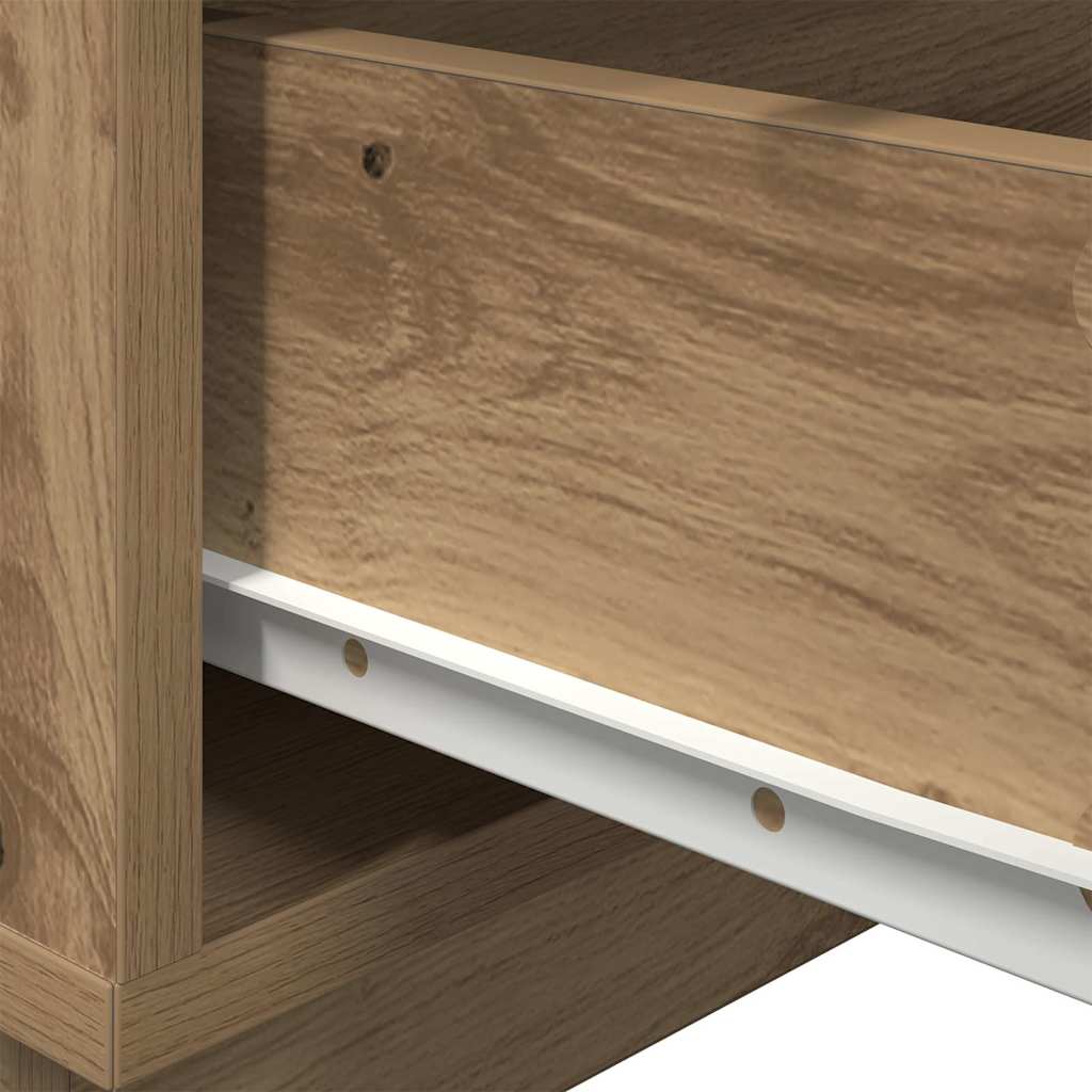 Bedside Cabinet Artisan oak 70 x 36 x 40.5 cm Engineered wood