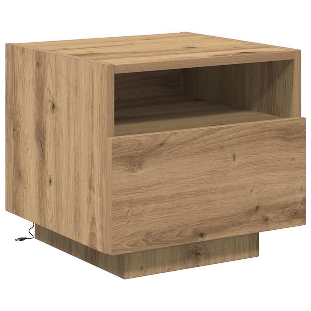 Bedside Cabinet Artisan oak 40 x 39 x 37 cm Engineered wood