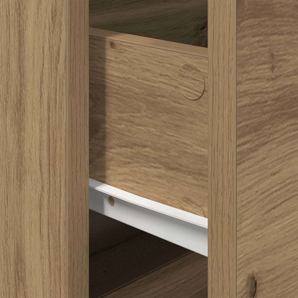 Wall-mounted Bedside Cabinet Artisan oak 50 x 39 x 41 cm