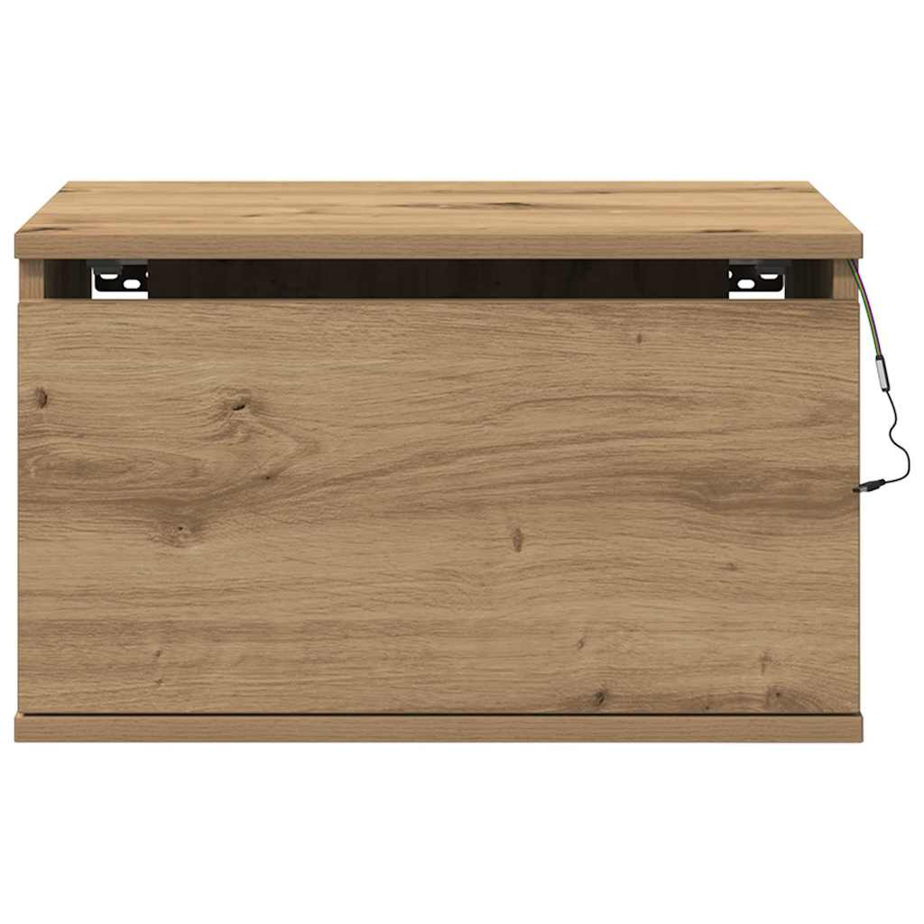 Wall-mounted Bedside Cabinet Artisan oak 50 x 36 x 30 cm