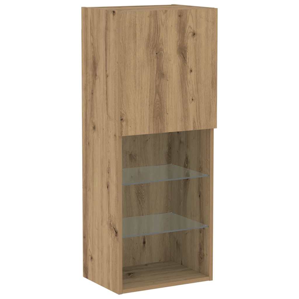 Wall-mounted TV Cabinet Artisan oak 40.5 x 30 x 102 cm