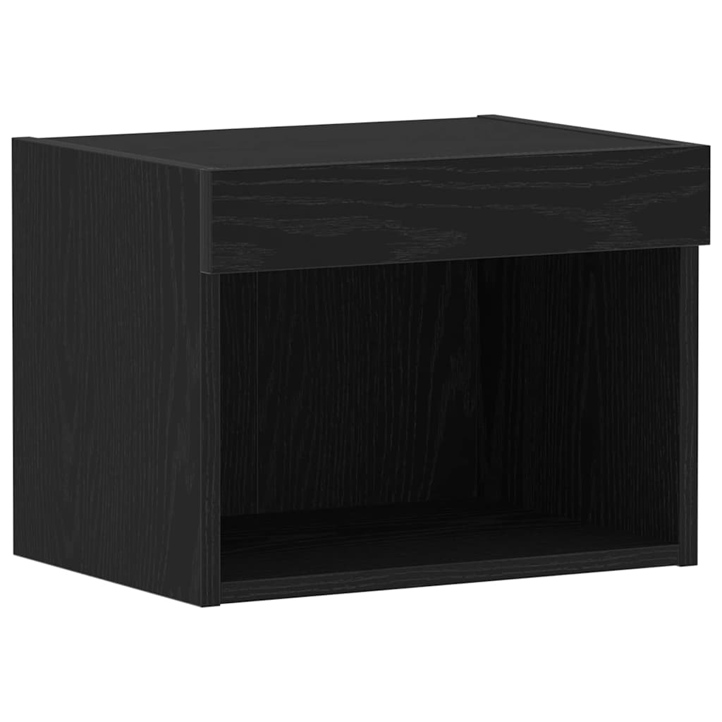 TV Cabinet Black oak 40 x 30 x 30 cm Engineered Wood
