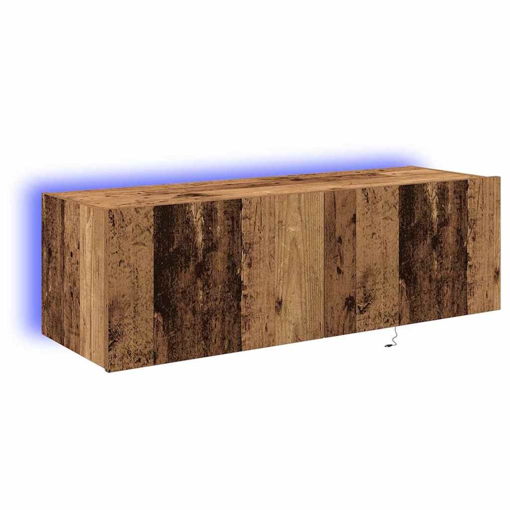 TV Wall Cabinet Old wood 100 x 35 x 31 cm Engineered wood