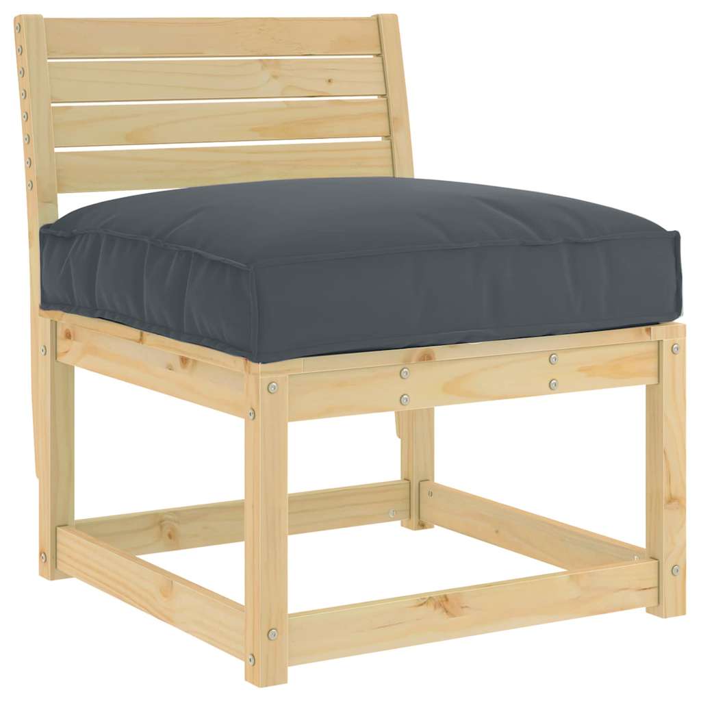 Pallet Cushion for suitable for Seat Anthracite 70 x 70 x 12 cm